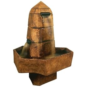 Abstract Obelisk Relic Lava Finish Fountain from Lava Lamps