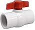 Valterra 700-15F PVC Ball Valve, White, 1-1/2" FPT