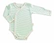 Tadpoles Organic Cotton Pin-Stripe Kimono-Style Bodysuit, Sage 3-6 Months Tadpoles Organic Cotton Pin-Stripe Kimono-Style Bodysuit, Sage 3-6 Months