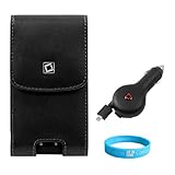 Magnetic Leather Vertical Case with Optional Spring Belt Clip for Samsung F ....