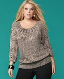 INC International Concepts? Plus Size Zigzag Pattern Sweater