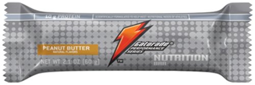 Gatorade Nutrition Bars - Peanut Butter Crunch, 2.1-Ounce Bar (Pack of 32) by Gatorade
