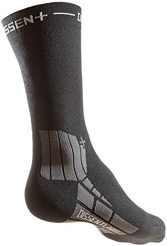 Dissent Genuflex Full Protect 12in Cycling Compression Socks (Black - S)