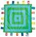 Colours Blanket - Square Dance by Taggies