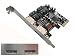 KALEA-INFORMATIQUE © - Carte Contrôleur PCI EXPRESS (PCI-E) - 2 PORTS SATA 2 (SATA II) - Prises SATA internes et/ou eSATA externes - Connexions indépendantes ou RAID 0/1 - CHIPSET SILICON IMAGE