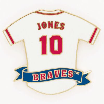 ATLANTA BRAVES OFFICIAL LOGO LAPEL PIN