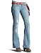 Vanilla Star Juniors' Destructed Boot Cut Jean With Tye-Dye Sash Belt