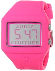 Juicy Couture Womens 1900990 "Chrissy" Pink Silicone Digital Watch