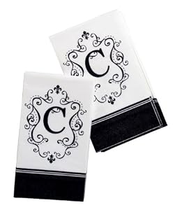 Monogram Paper Napkins - C