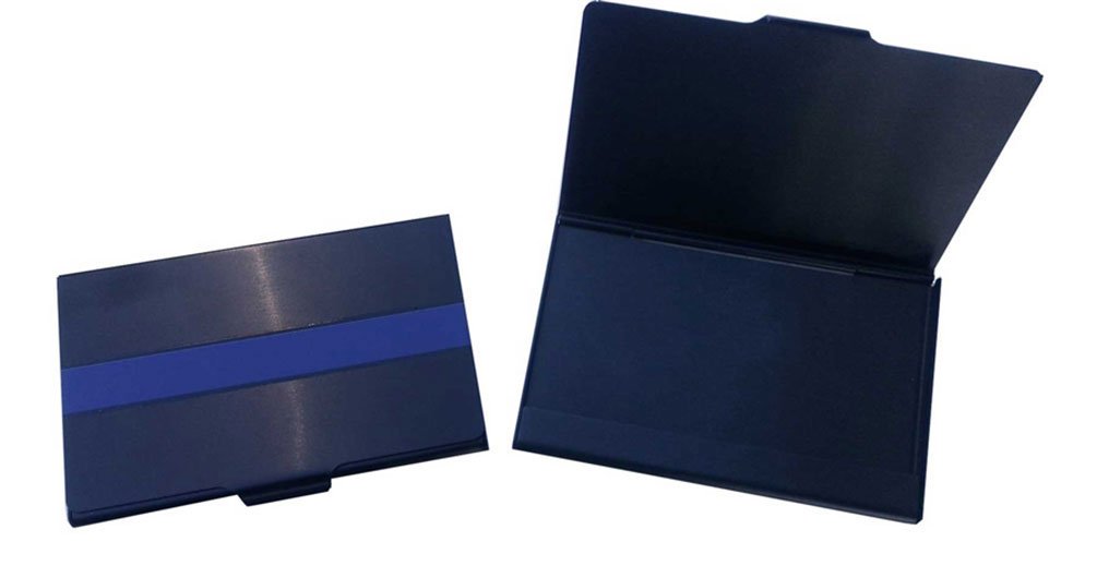 Amazon.com : Thin Blue Line Deputy Sheriff Brushed Silver Business ...