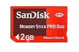 Sandisk 2GB Memory Stick Pro Duo MSPD Gaming Card For Sony PSP - Retail Pack