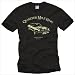 Sports : Ford Mustang T-Shirt f&uuml;r Herren/M&auml;nner | Logo: QUARTER MILE KING | Shirt Farbe: schwarz | Druck Farbe: pastell gr&uuml;n | Material: 100% Baumwolle | Label & Designer: 36 T-Shirts | Style: vintage custom design | Motiv: 1965 Ford Mustang Street Classic | Gr&ouml;&szlig;e: L large