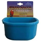 Crock Loc Bird Feeding Bowl, 20 oz Tropical Colors