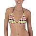 Xhilaration® Dot Triangle Swim Top - Multicolor