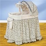 Simplicity Deluxe 3 in 1 Bassinet  By the Bed Sleeper & Changing Table w  Electronic Mobile