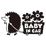 imoninn BABY in car ステッカー　【パッケージ版】　No.62　花屋のハリさん　（黒色）