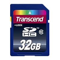 Transcend 32 GB Class 10 SDHC Flash Memory Card TS32GSDHC10E