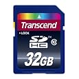 Transcend 32 GB Class SDHC 10 Flash Memory Card TS32GSDHC10E