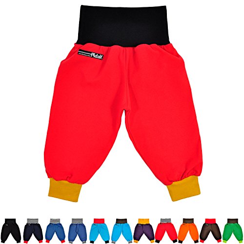 “Basic” Pumphose, schwarz-rot-gelb, Größe 80