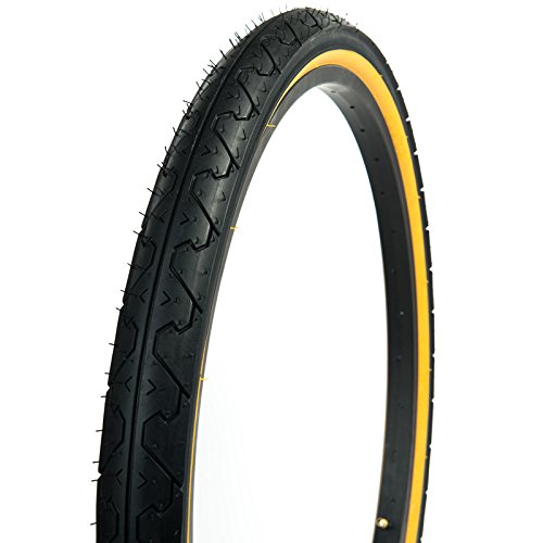 Kenda K838 Kwest Commuter/Urban/Hybrid Bicycle Tires, Black/Gumwall, 26