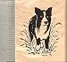 Border Collie Rubber Stamp - Wood Mounted