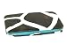 Mini Flat Wallets - Stylish MINI Giraffe Print Credit Card/Business Card Flat Wallet with Blue/Teal Accents