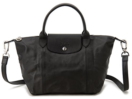 [ロンシャン]LONGCHAMPバッグ ショルダーバッグ 1512 737 001 ル・プリアージュ・キュイール ブラック [並行輸入品] 画像
