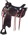 Big Horn Flex Tree Gaited Horse Soft Ride 17" Trail Saddle