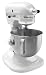 KitchenAid K4SSWH 4 -1/2 Quart Bowl Lift Stand Mixer, White