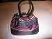 SONIA RYKIEL SMALL STRIPED SATCHEL