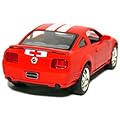 5" 2006 Ford Mustang GT with Stripes 1:38 Scale (Red) by Kinsmart