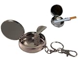 Environment-Friendly Smokeless Pocket Ashtray Keychain