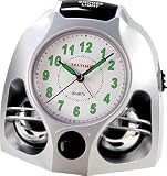 Heavy Sleeper LOUD Modern Twin Bell Alarm Clock