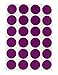 ChromaLabel 3/4 Inch Round Colored Stickers, Permanent Sticky Dots Color Coding Labels, 42 Sheets of Colored Dot Stickers for Arts and Crafts - 1008 Sticker Dots, Purple