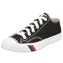 Pro-Keds Royal Lo Canvas Sneaker,Black/White,Men's 6.5 M/Women's 8 M
