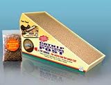 Ski Slope Cardboard Scratching Post With Catnip
