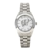 Wisconsin Badgers Ladies Child Sapphire Series Crystal Platinum Watch - NCAA College Athletics by Game Time