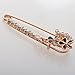Maikun Tri-color Enamel Flower Pin Brooch Sweater Brooch Breastpin Broach Pin Clip