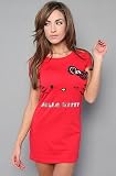 Hello Kitty Intimates The Forever Yours Nightshirt in Red,Sleepwear for Women