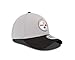 NFL Pittsburgh Steelers 2015 Gray Training Camp 39Thirty Stretch Fit Cap, Large/X-Large, Gray