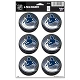Vancouver Canucks Official Logo 6 Magnet Set