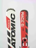 Used Atomic Race 6 Kids Snow Ski with Binding 130cm A