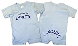 Powered By Corvette Blue Onesie