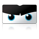 mAuto 3054 Angry Eyes Car Sun Shade, Reversible in Silver 27.6
