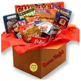 It's Family Game Night Care Package Box Gift Set