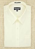 Kilburne & Finch Solid Ecru Big & Tall Wrinkle Resistant Dress Shirt