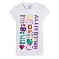 Girls' Hello Kitty Short-Sleeve Basic Tee - White