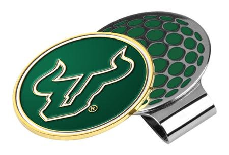 South Florida Bulls Usf Ncaa Hat Golf Clip With Ball Marker