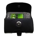 Horizontal Leather Case with Belt Clip/Loop for the HTC P4550