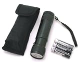 8 Bulb LED / LASER Flashlight (#FL3092B)